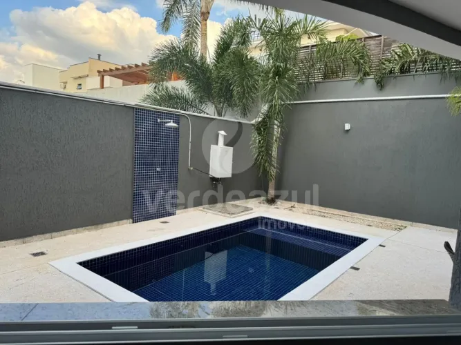 Casa para locação com 4 suítes, escritório e Piscina no Swiss Park Campinas.