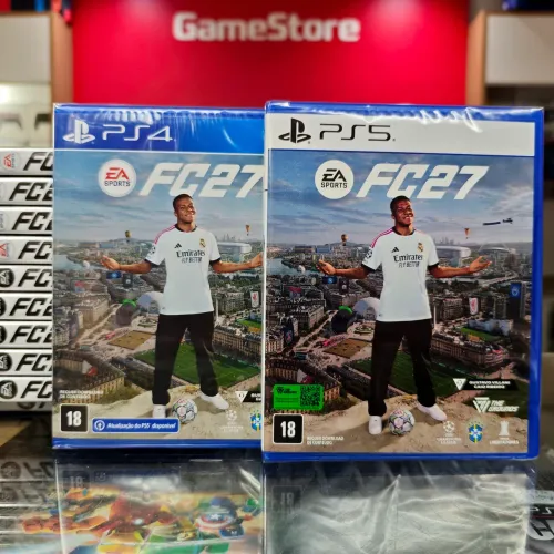 FC 27 PS5 ou PS4 você escolhe Loja Física