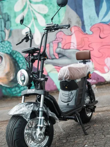 Scooter Elétrica Bolin X13 1000W Carbono Montada - Nova C/ NF e Garantia