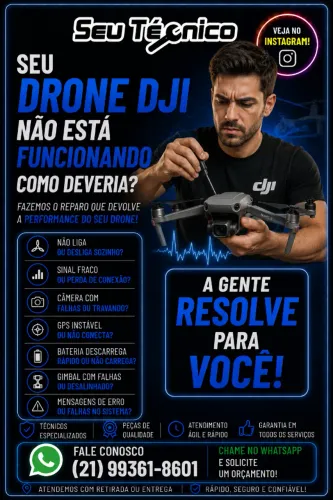 reparo drone dji orçamento 