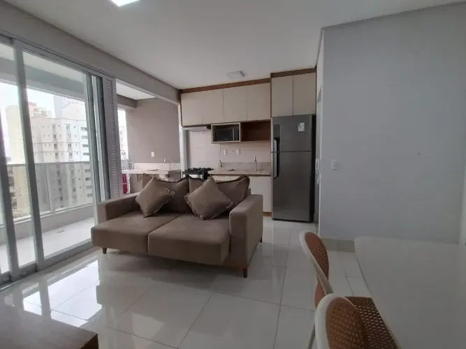 Apartamento Mobiliado 2 Quartos (1 Suíte) em Frente ao Flamboyant Shopping