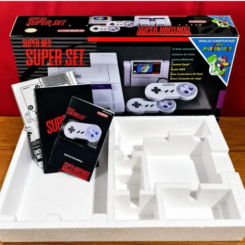 CAIXA SUPER NINTENDO VERSÃO PLAYTRONIC REPRO