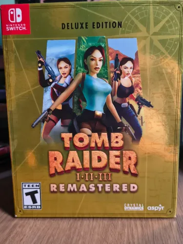 Tomb raider I-II-III Remastered Deluxe Edition Nintendo Switch