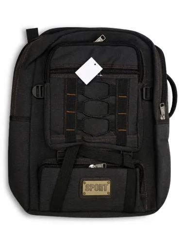 Mochila Bolsa Lona Masculina Grande Reforçada Masculina Feminina