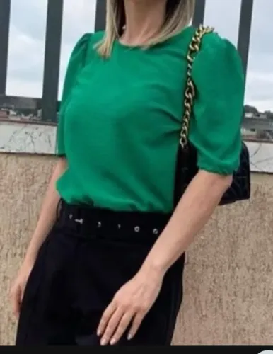 Blusa manga princesa