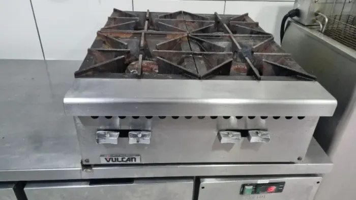 Fogão industrial de bancada 4 bocas Vulcan - GLP