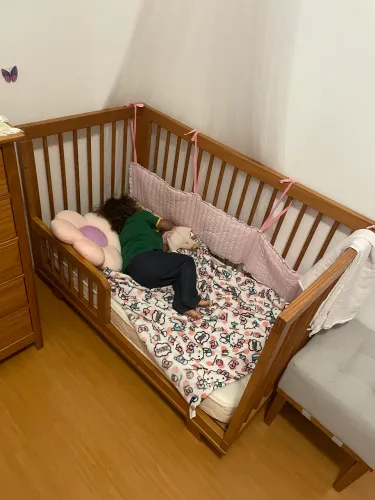 Berço Madeira Maciça Kaike Tulipa Baby novíssimo