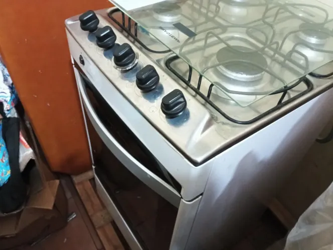 Fogão elétrico Brastemp branco
