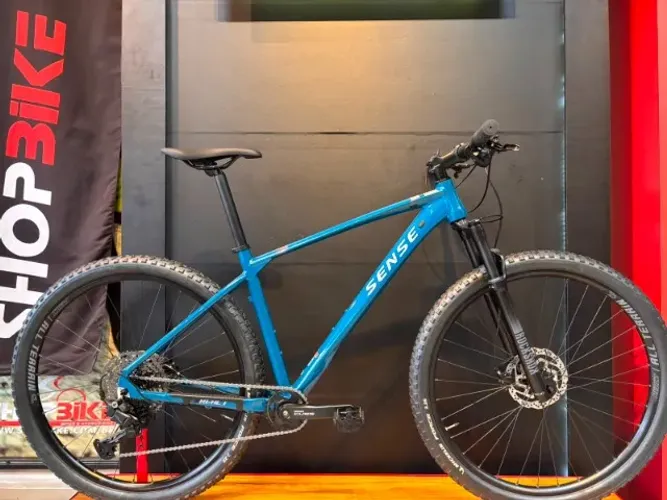 Bicicleta A29 Sense React comp Shimano Cues 11V Aqua/Prata