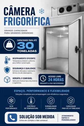 Aluguel Câmara frigorífica