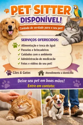 Pet sitter a domicílio
