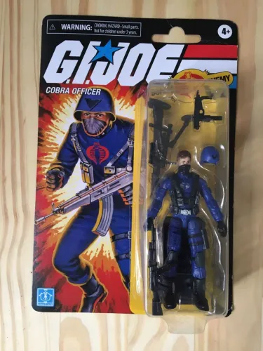 Cobra Officer - GI JOE - 3:75 (OBS: Blister Aberto)