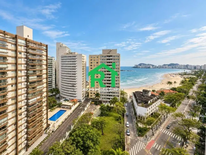 Apartamento em Pitangueiras | Frente Mar | 3 Dormitórios | Sacada Vista Mar