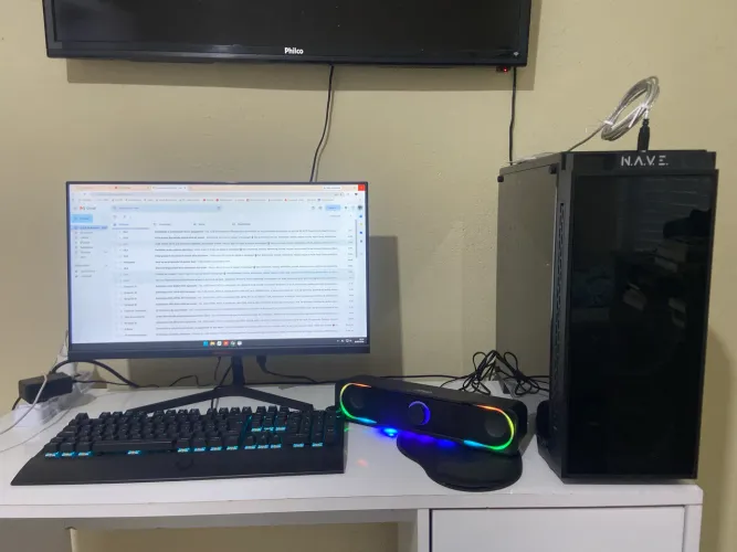 Computador I5 de 9 Geração e Monitor Tgt Pro 24 Polegadas + Acessórios