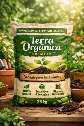 TERRA ORGÂNICA PREMIUM - MAIS VIDA PARA SUAS PLANTAS