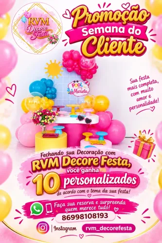 Decoração de festa