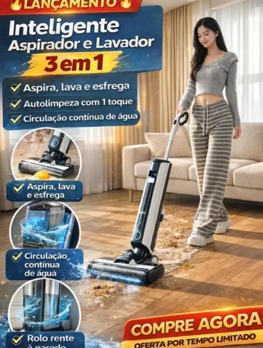 Aspirador + Passa Pano / Limpadora De Pisos
