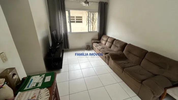 Apartamento à venda 2 quartos de frente garagem Marapé Santos/SP