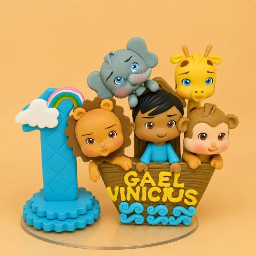Velas personalizadas em biscuit