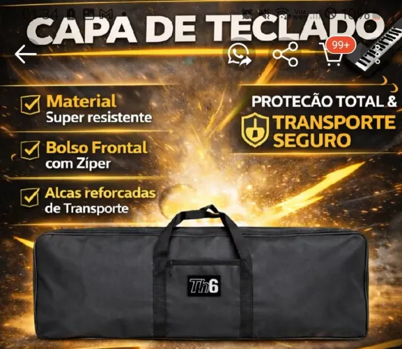 Capa para teclado