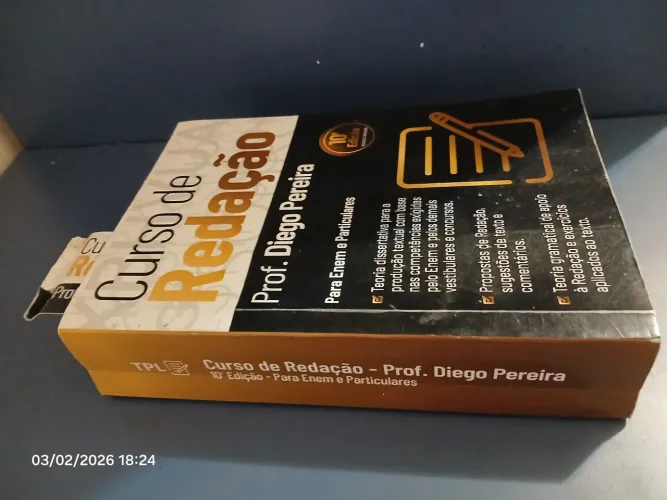 Livro redação Diego Pereira nota 1000