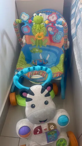 cadeira balanço fisher price