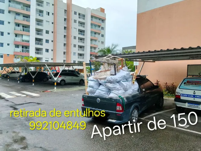 Retirada de entulhos*Apartir de 150