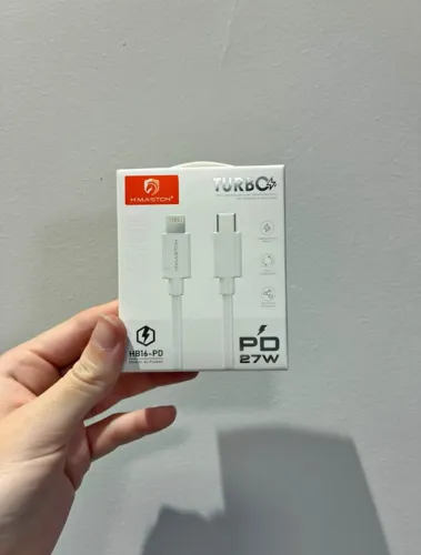 Cabo Tipo-C para Lightning H'Maston 27W - Novo na Caixa