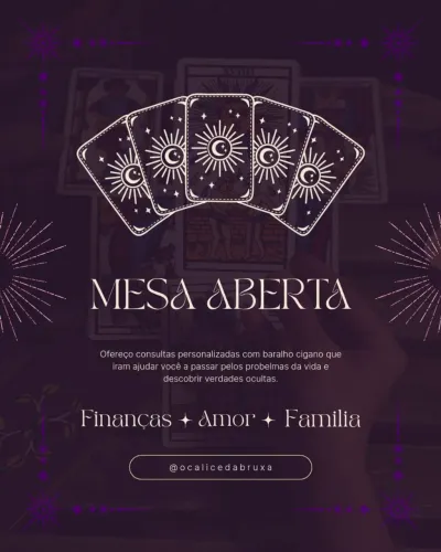 Baralho Cigano / Mesa Aberta