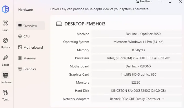 Dell Optiplex 3050 Mini Intel Core I5 7ger 8gb 240ssd
