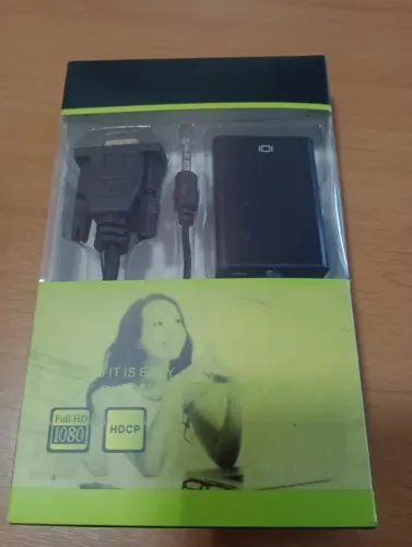 Adaptador VGA PARA HDMI com Áudio + USB - Entrega Grátis em Campo Grande MS 