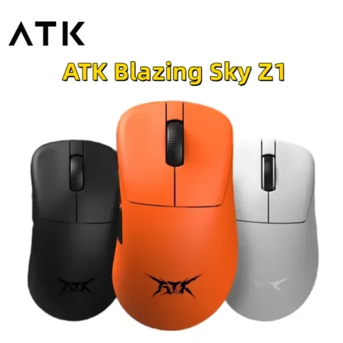 Mouse Gamer Atk Zaopin Z1 Pro Wireless PAW3395 (Preto)