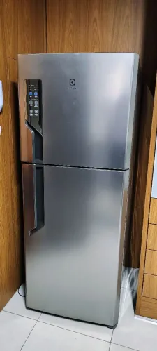 Geladeira Electrolux inox 431l
