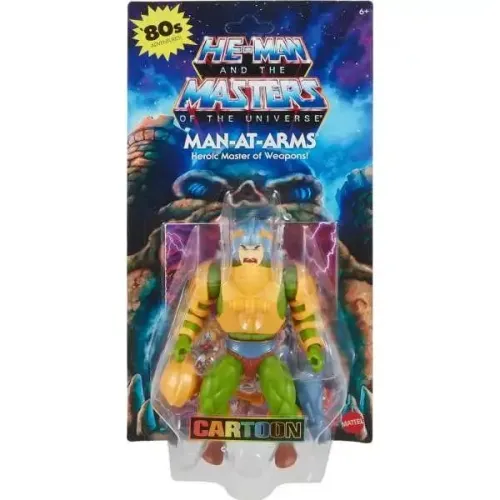 Masters of the Universe Cartoon Collection Origins Man-at-Arms Mentor Lacrado