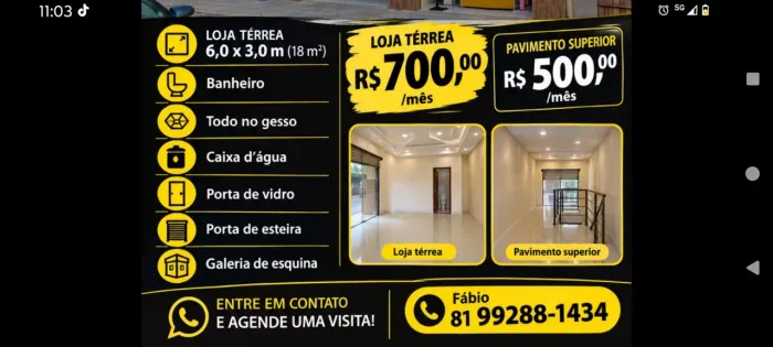 Alugo lojas em Maranguape 1