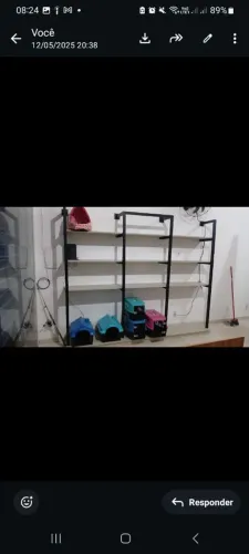 ESTANTE INDUSTRIAL EM METALON E MDF - MODERNA, RESISTENTE E ESPAÇOSA! ?