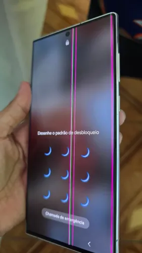 Vende-se Samsung s22 ultra com defeito na tela.