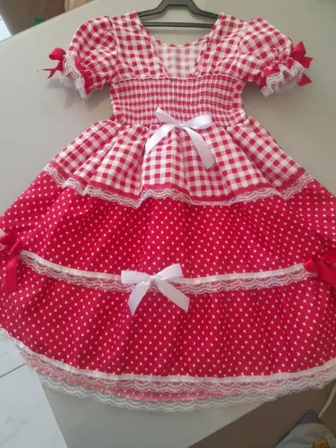 Vestido infantil festa junina