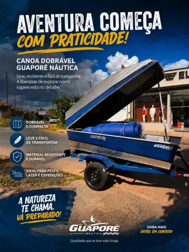 Canoa Dobrável - Guaporé Naútica
