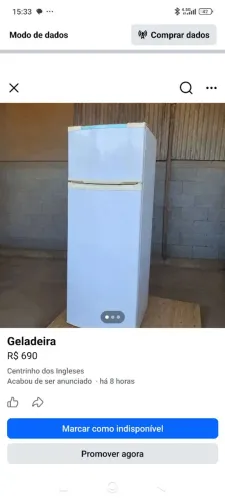 Geladeira duplex 