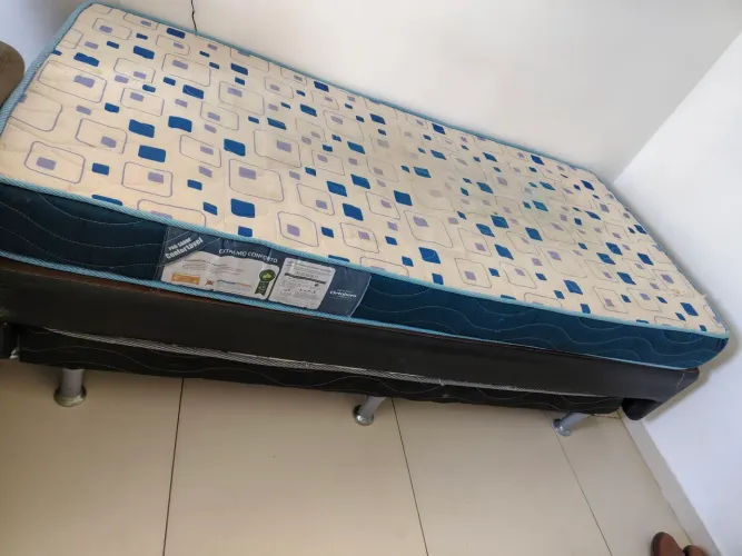 Bicama top, a cama auxiliar é muito confortável