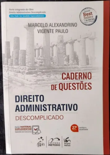 Direito ADM Descomplicado + Caderno de Questões 