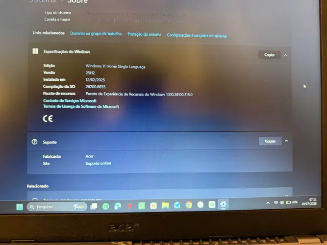 NOTBOOK ASPIRE 5