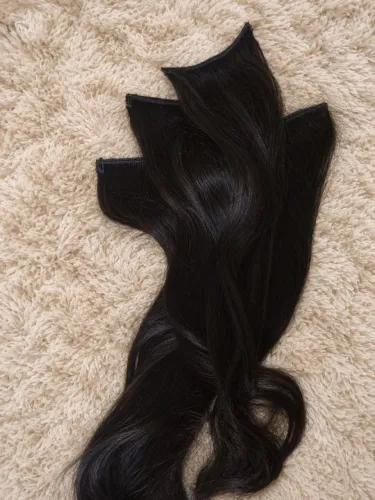 Cabelo humano 55 centímetros 150 gramas