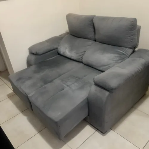 Sofá 2 Lugares Retrátil e Reclinável