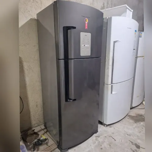 Geladeira Brastemp cinza 440L-Com garantia