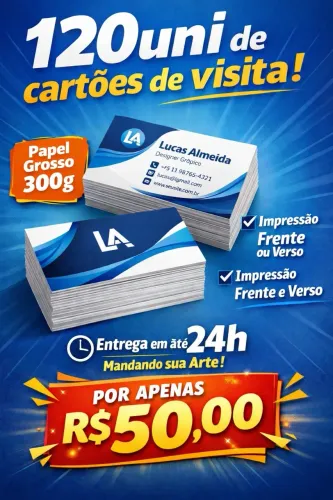 CARTOES DE VISITA 24h
