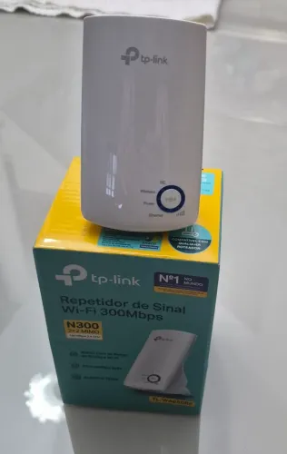 Repetidor Tp-Link Wireless Tl-Wa850Re 300Mbps Com Botao Wps Tpn0108, TP Link, Repetidores