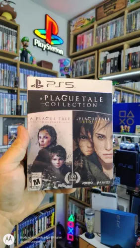A Plague Tale Collection Versão Steelbook Jogo de PS5 Lacrado