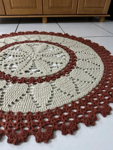 Tapete de crochê